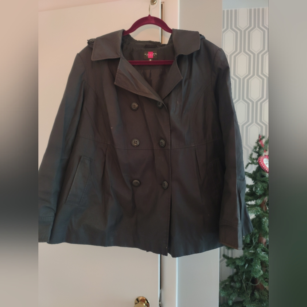 Double Breasted Black Spring Jacket - image 1